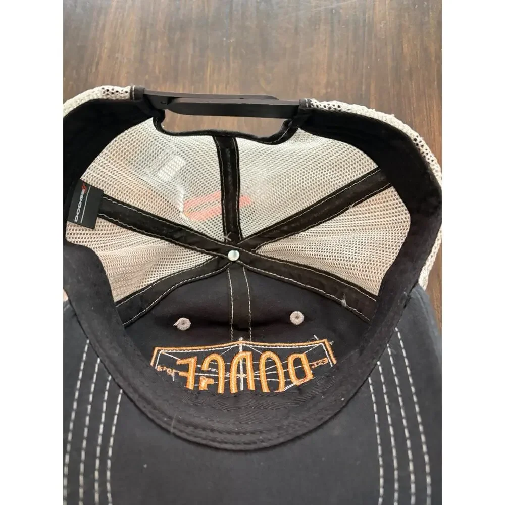 Dodge Trucker Adjustable Snapback Hat Mesh Distressed Bill Embroidered Logo 1914